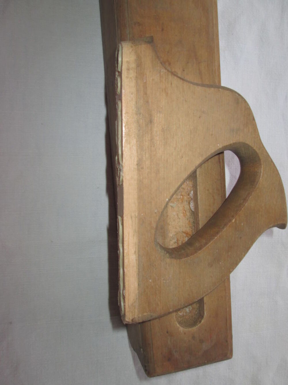 Rabot bois ancien de menuisier, rabot de longrain varlope Bricolage