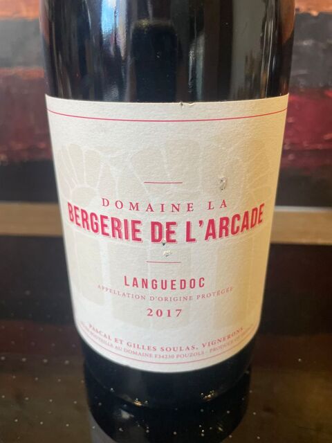 1 Bt Domaine La Bergerie de l'Arcade 2017 _ P & G SOULAS 145 Vigneux-sur-Seine (91)