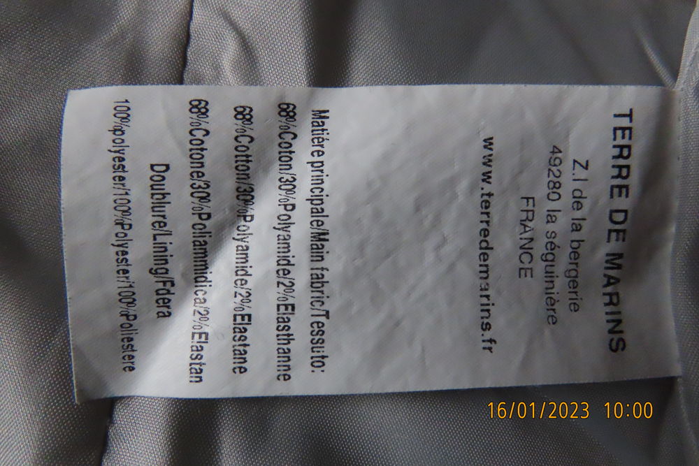 VESTE PRINTEMPS Vêtements