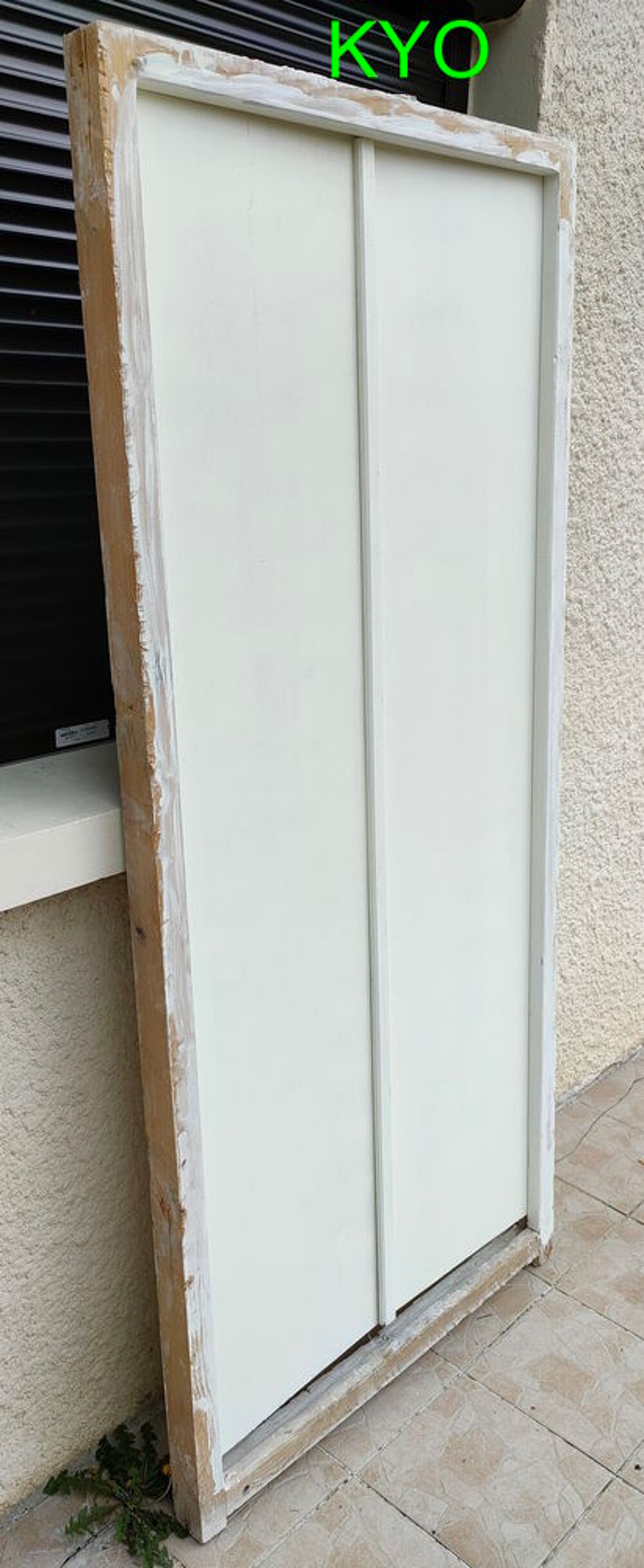Bloc-porte 2 vantaux, Portes de placard doubles bois blanc Bricolage