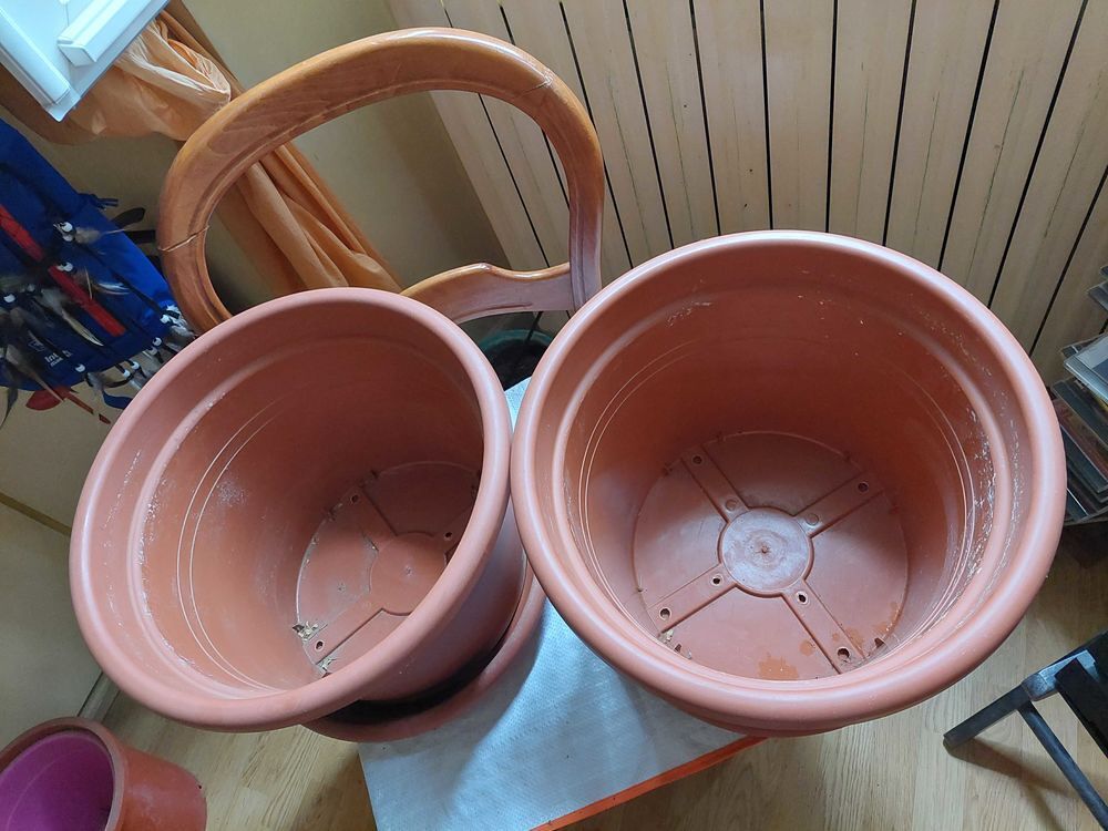 2 pots diam&egrave;tre 38 cm Jardin