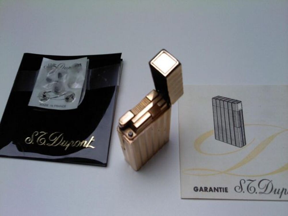 Briquet Dupont plaqu&eacute; Or .20. microns Bijoux et montres
