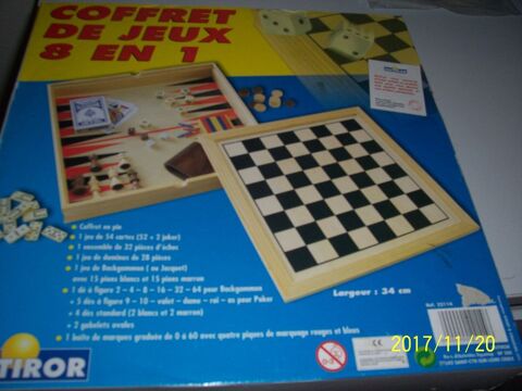 coffret e jeux  8  en 1  neuf
15 Soullans (85)