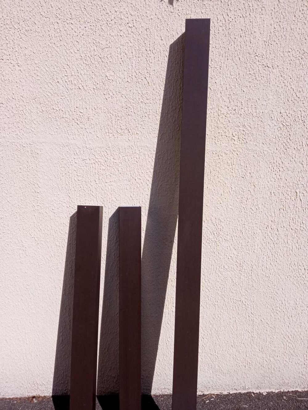 Poteaux en aluminium avec supports Bricolage