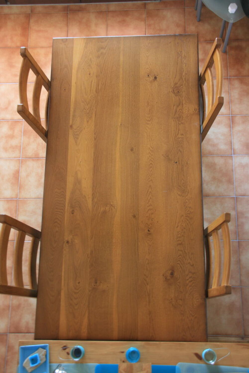 Table de ferme + chaise ch&ecirc;ne massif Meubles