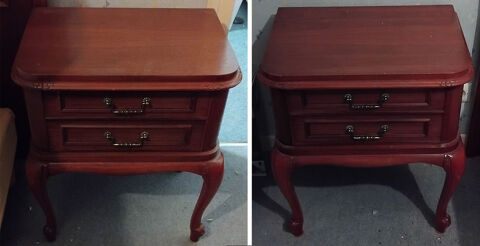 2 tables de chevet vintage 40 Haudainville (55)