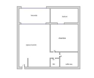  Appartement � vendre 2 pi�ces 32 m�