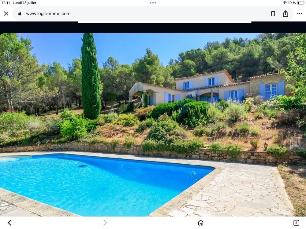 Vente Maison Villa provençale190m2 12645m2 7 pièces. 4 chambres , piscine Rognes