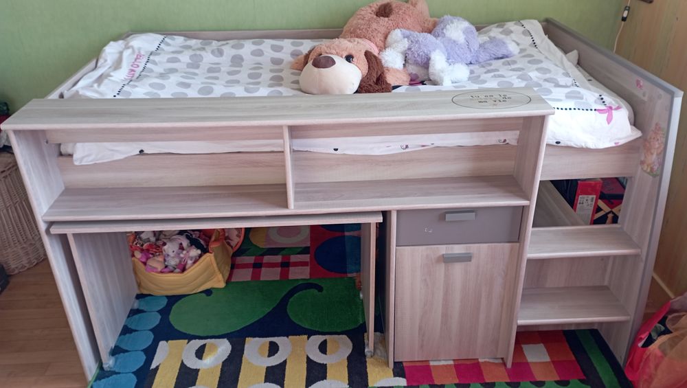 Lit sur&eacute;lev&eacute; Mobilier enfants