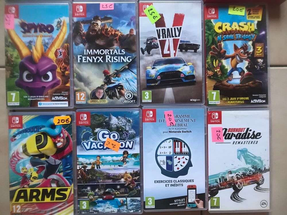jeux switch a la &eacute;change contre rpg switch uniquement Consoles et jeux vidéos