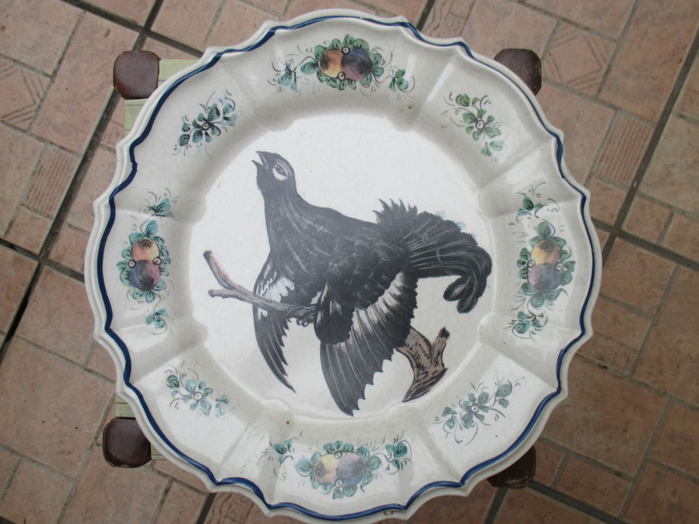 Assiettes d&eacute;coratives: oiseaux, gibier Décoration
