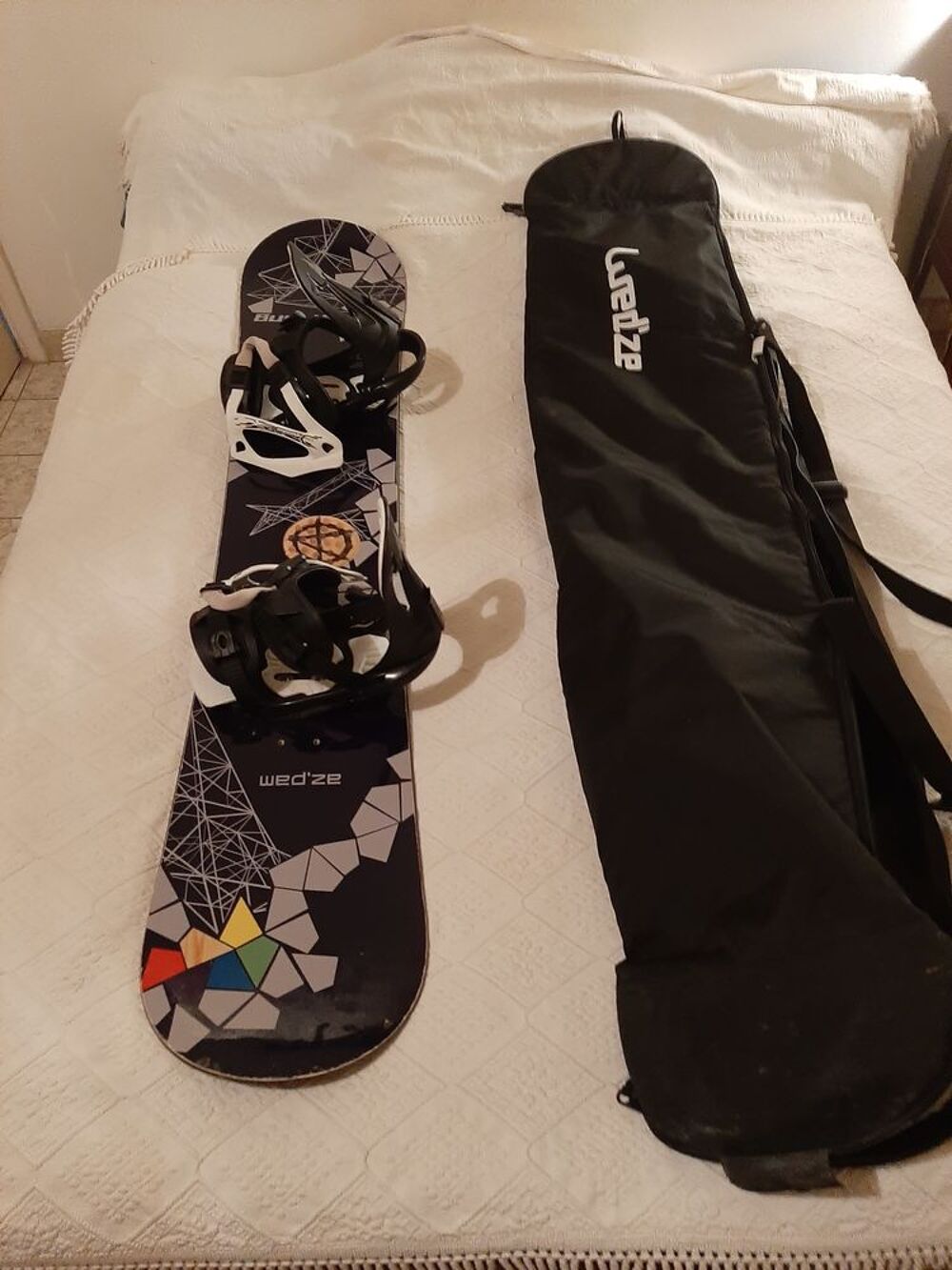 Ensemble planche de snowboard Sports