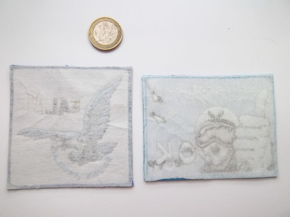 lot 2 &eacute;cussons militaire collection air insigne patch 