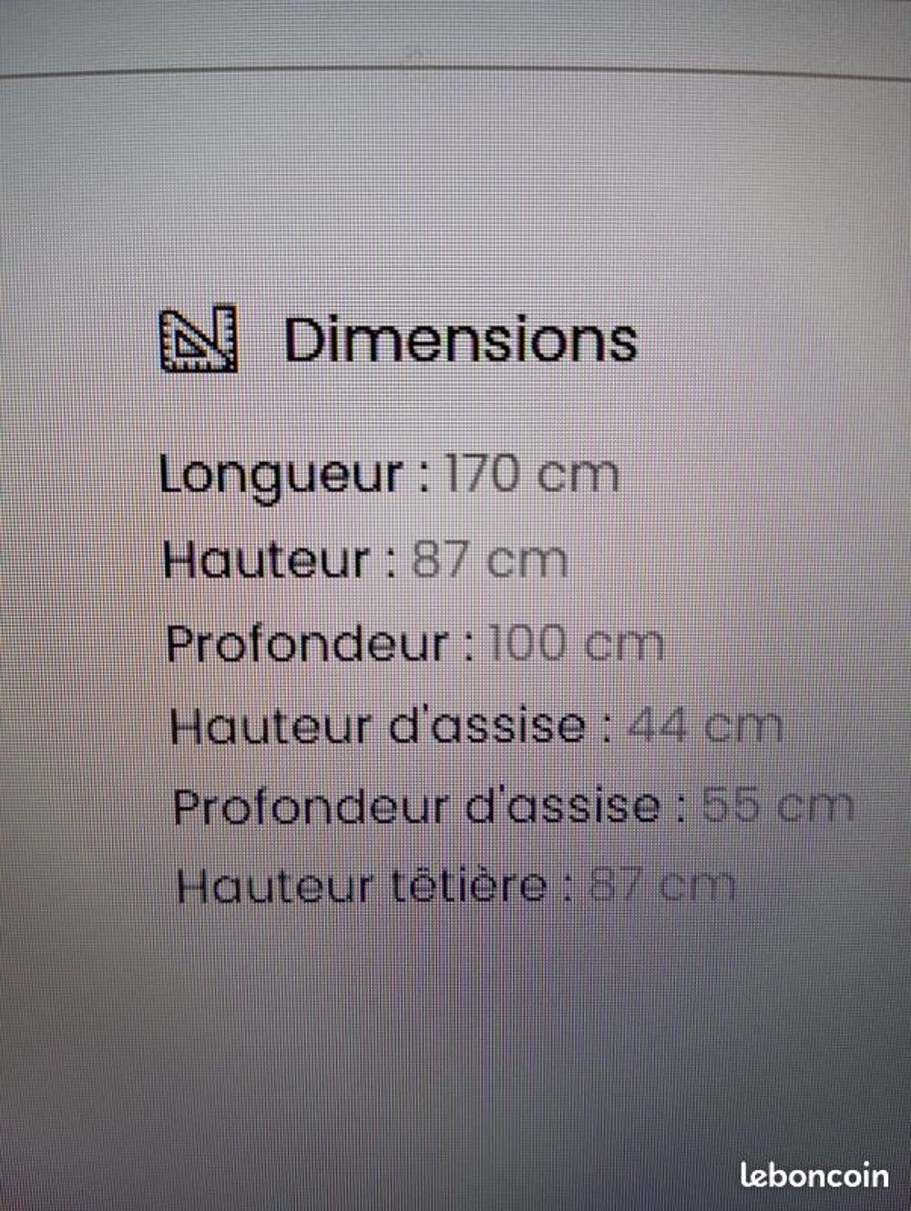 DEUX CANAPES SIMILICUIR Meubles