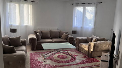 Salon complet 3 pi�ces modulable + table + tapis neuf + cous Maurepas (78)