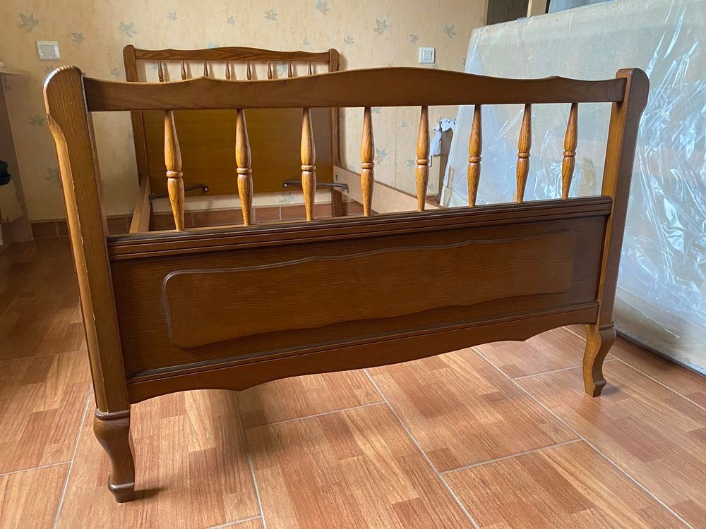 Lit 90x190 + chevet + commode Meubles
