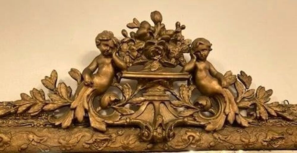 Grand miroir ancien 160x85 Dcoration
