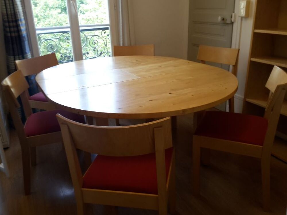 A SAISIR sur place, Table et 6 chaises NORMAN ik&eacute;a Meubles