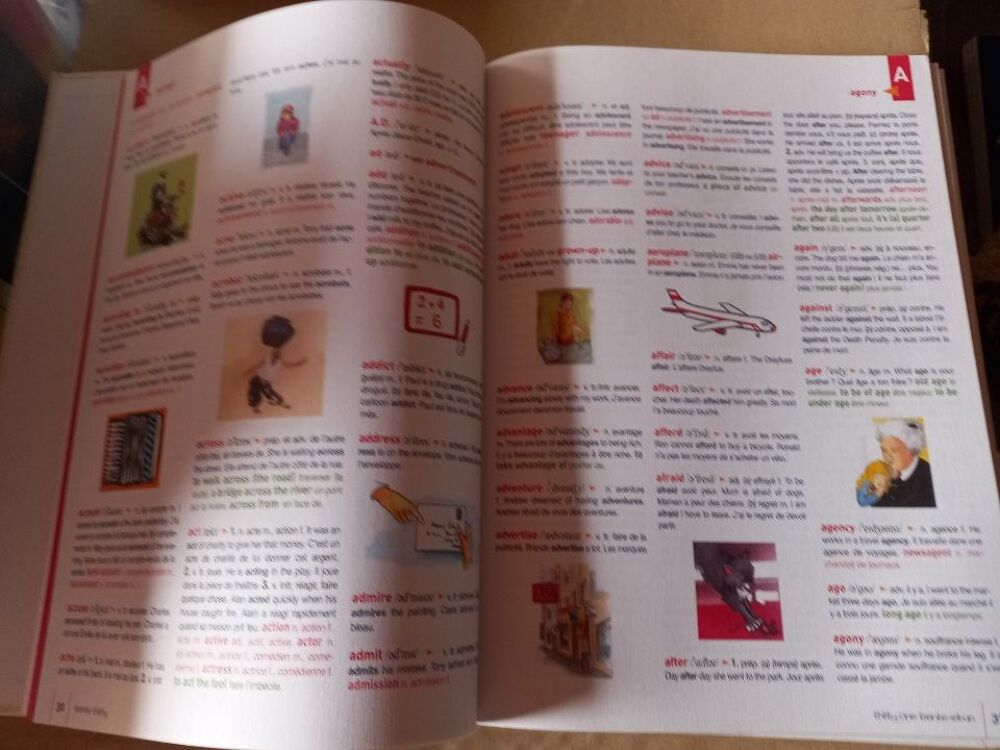Dictionnaire d'anglais illustr&eacute; par Auzou Livres et BD
