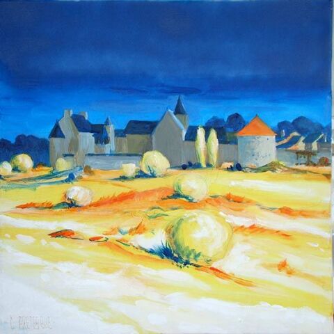 PEINTURE- VILLAGE  LE LOUROUX 
60 La Ville-aux-Dames (37)