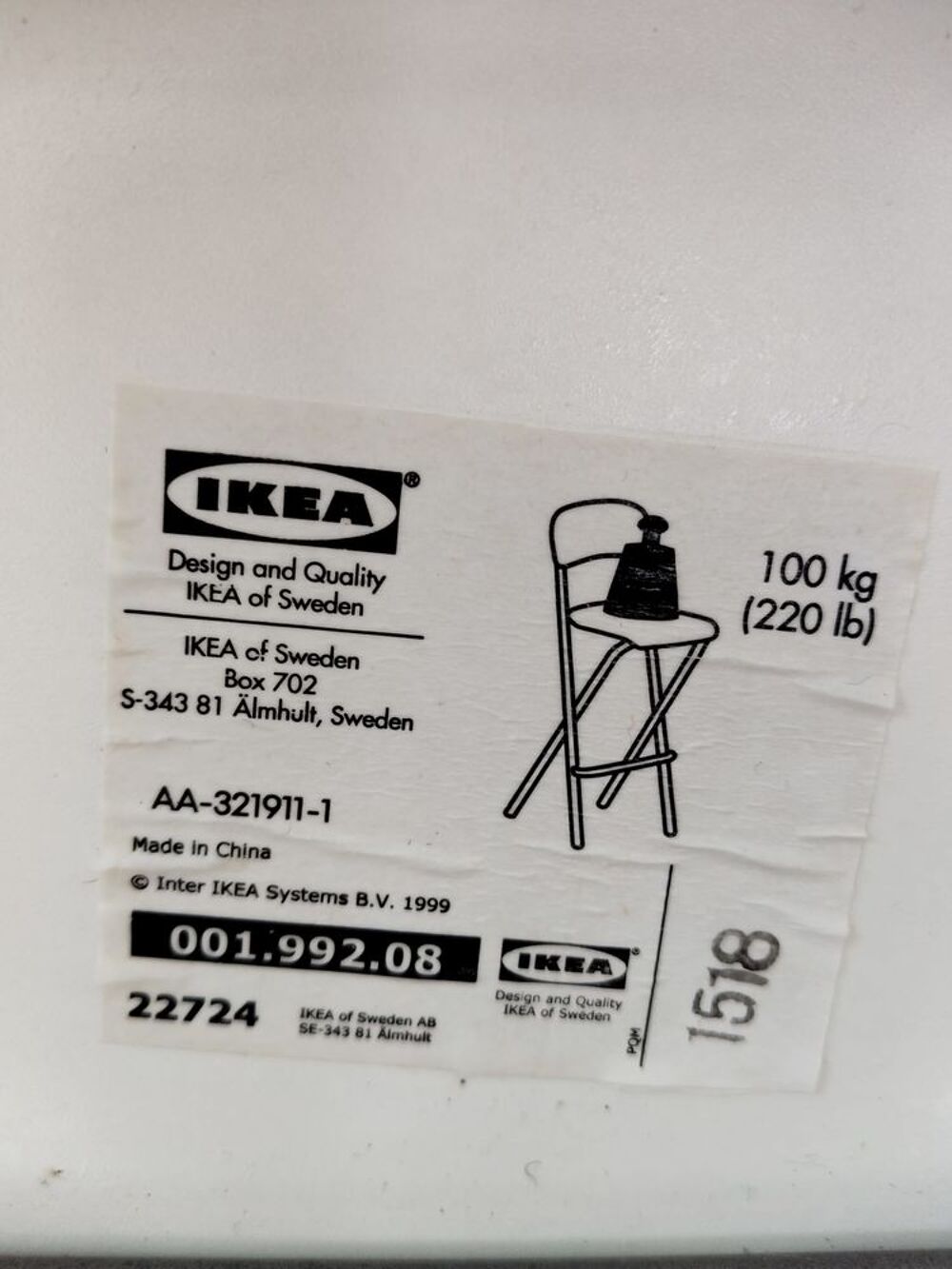 CHAISE PLIANTE IKEA Meubles