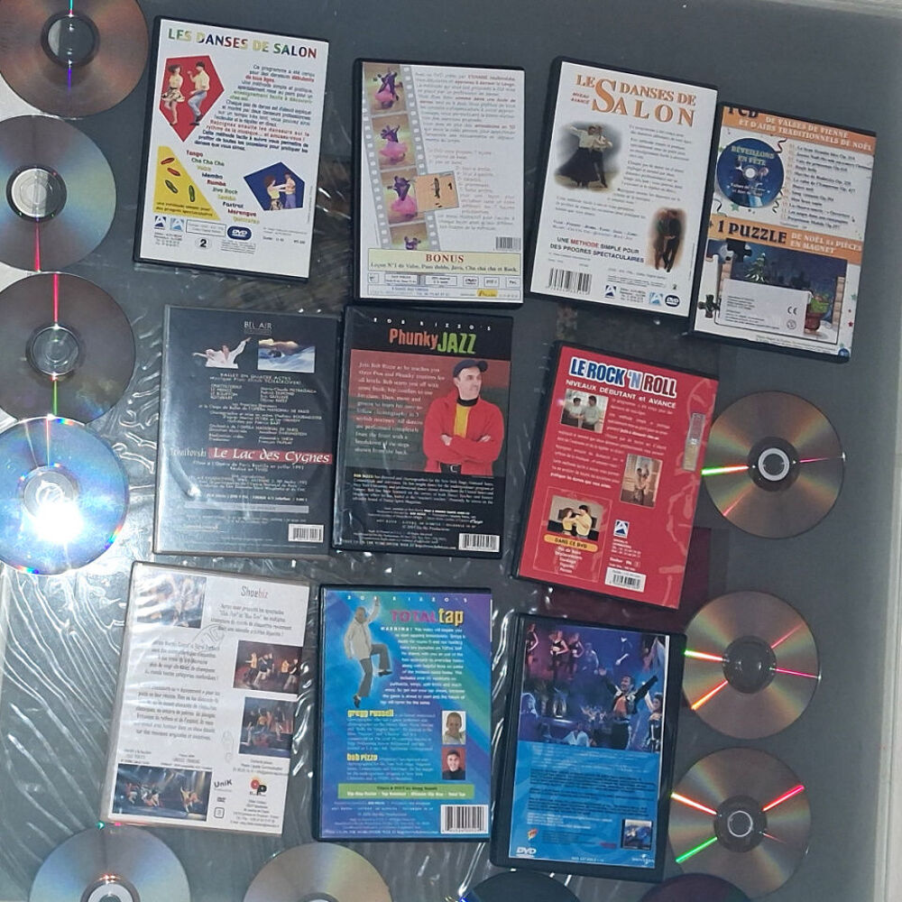 Lot 9 DVD cours de danse DVD et blu-ray