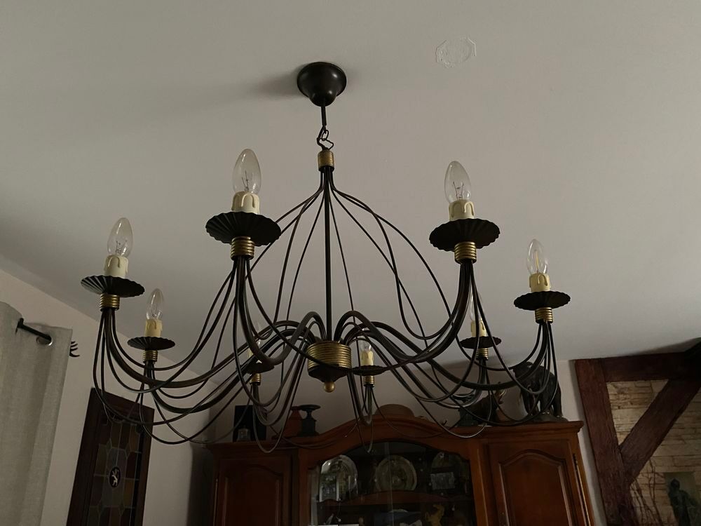 lustre de 8 branches Décoration