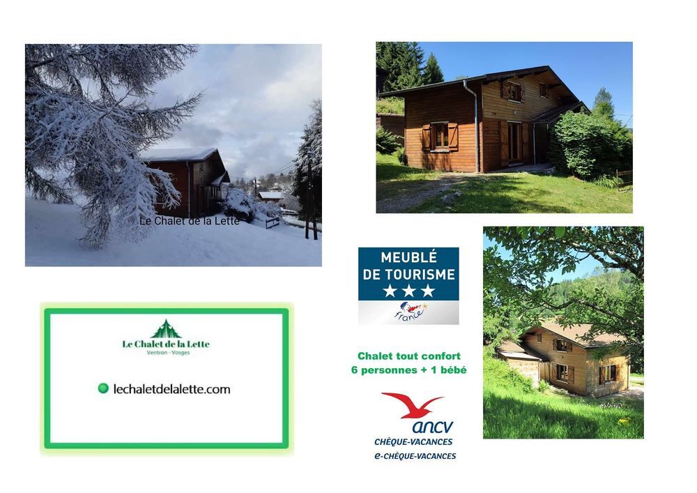   Chalet, montagne, 3* tout confort quartier calme et reposant Lorraine, Ventron (88310)