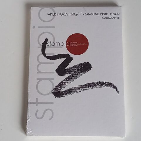 Bloc de papier Ingres, A5, 160 grs. sanguine, pastel, fusain 13 Saumur (49)