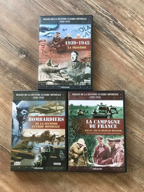 Lot de 3 DVD    Seconde guerre mondiale   4 Saleilles (66)