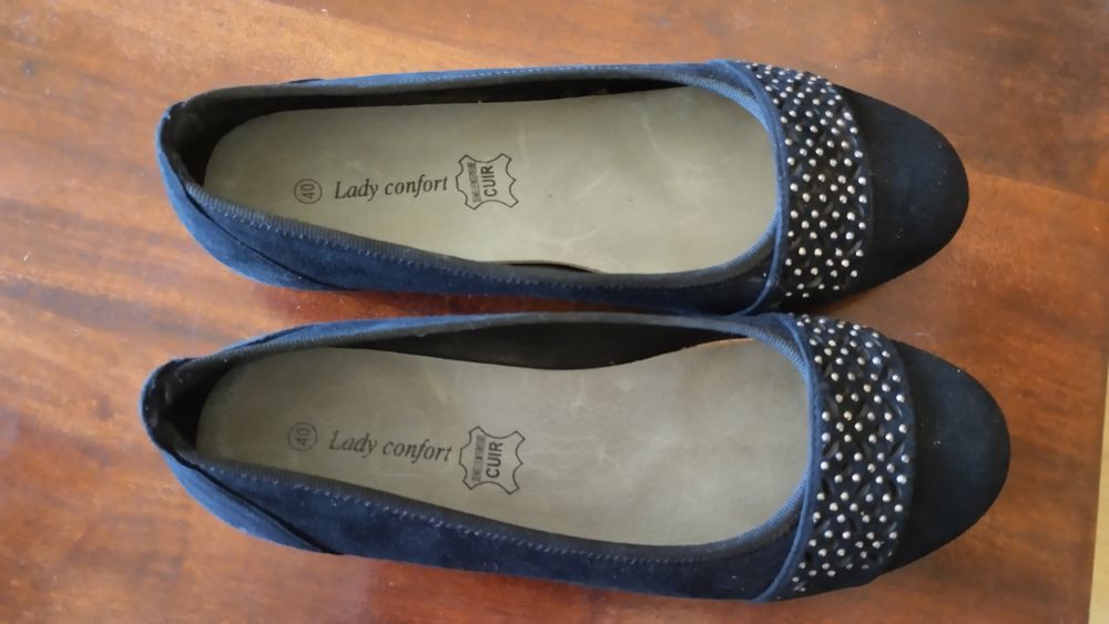 ballerines en cuir Chaussures