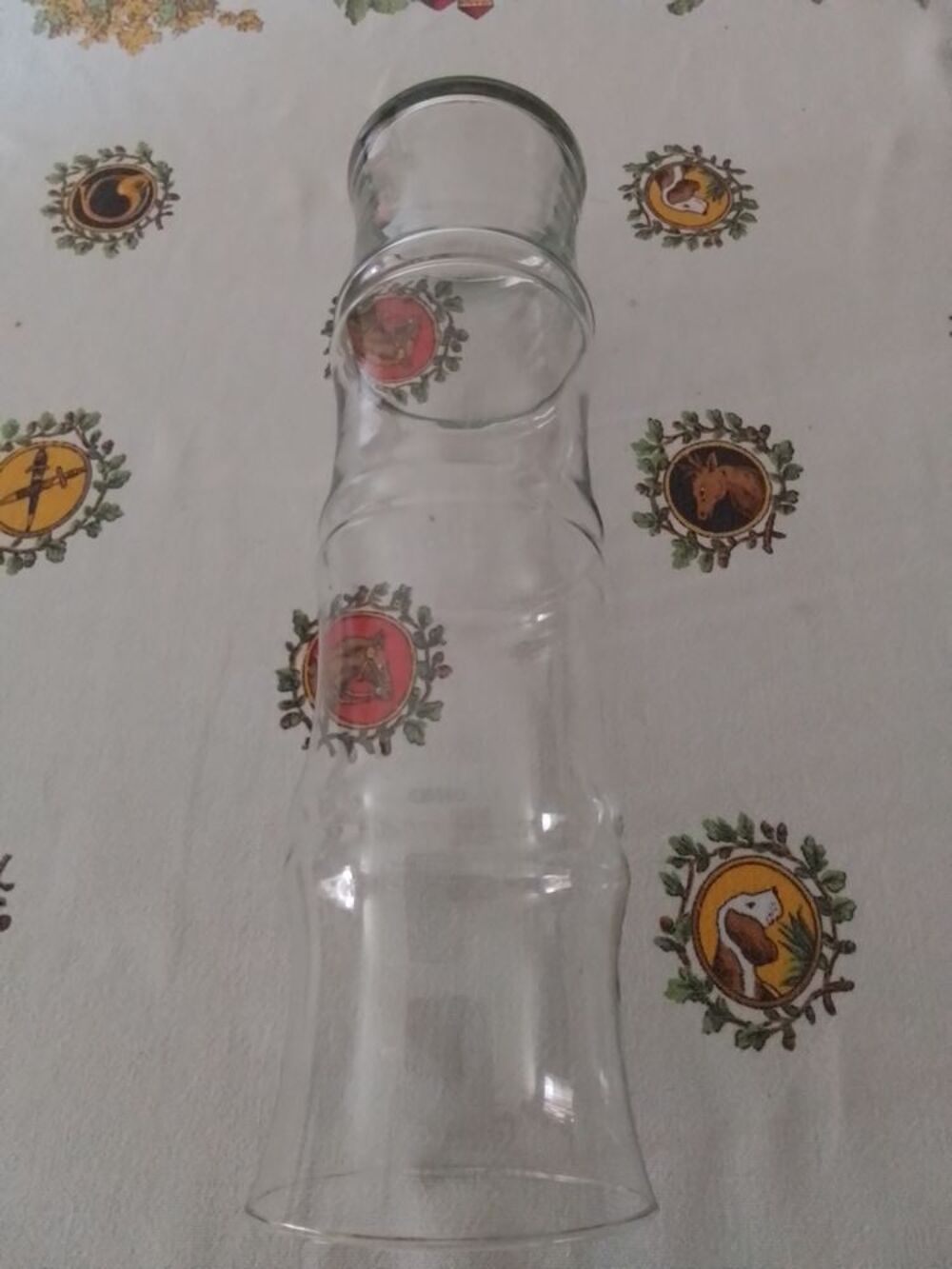 Tr&egrave;s beau vase en verre Décoration