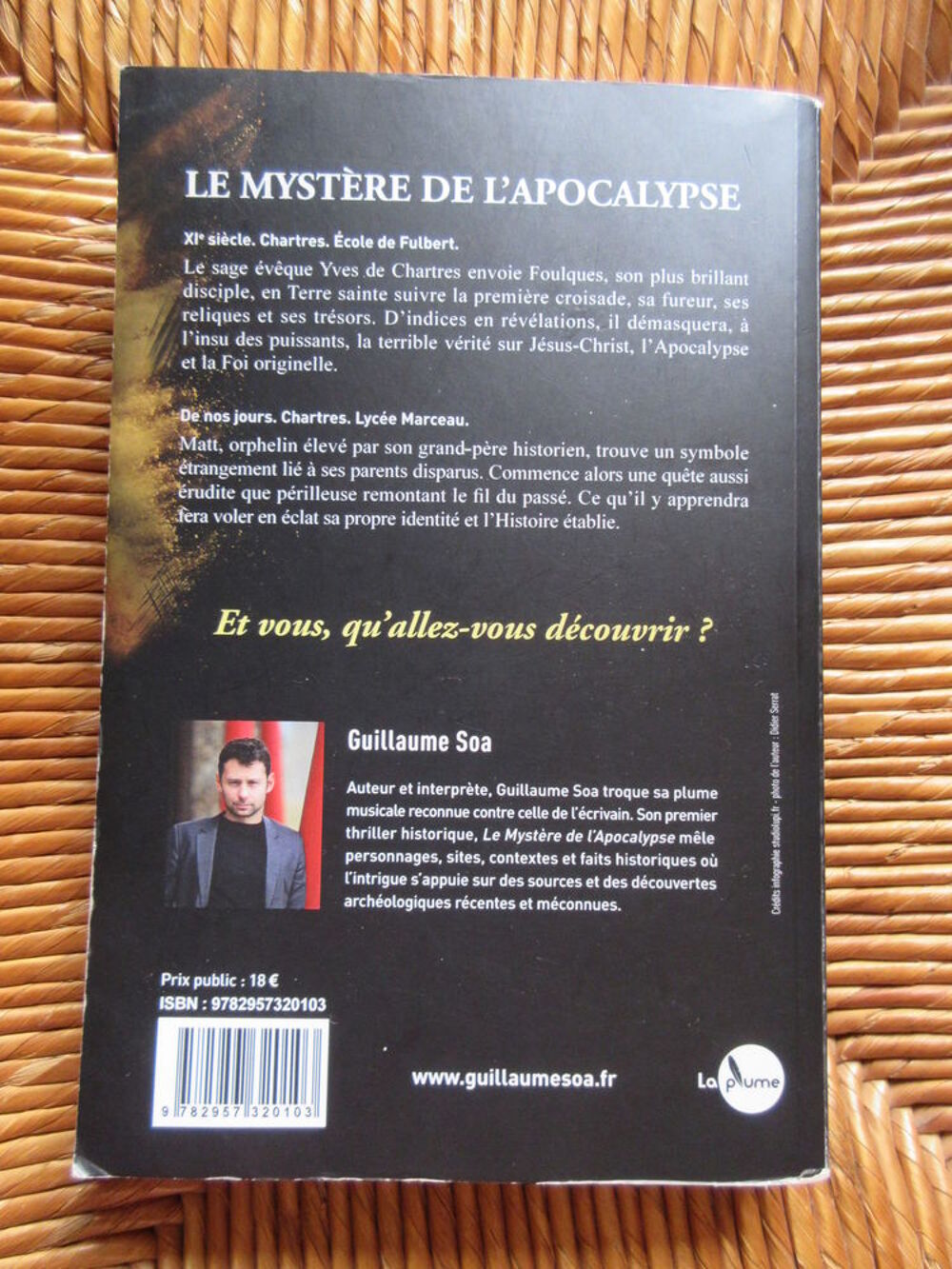 Le myst&egrave;re de l'apocalypse de Guillaume Soa Livres et BD