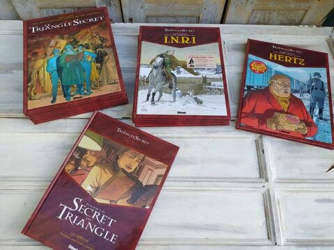 Lot BD Bandes Dessinées Triangle Secret  I.N.R.I Glénat, Loches (37)