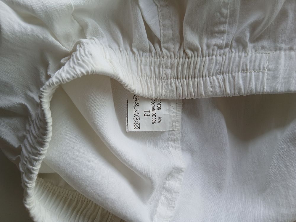 pantacourt blanc Vêtements