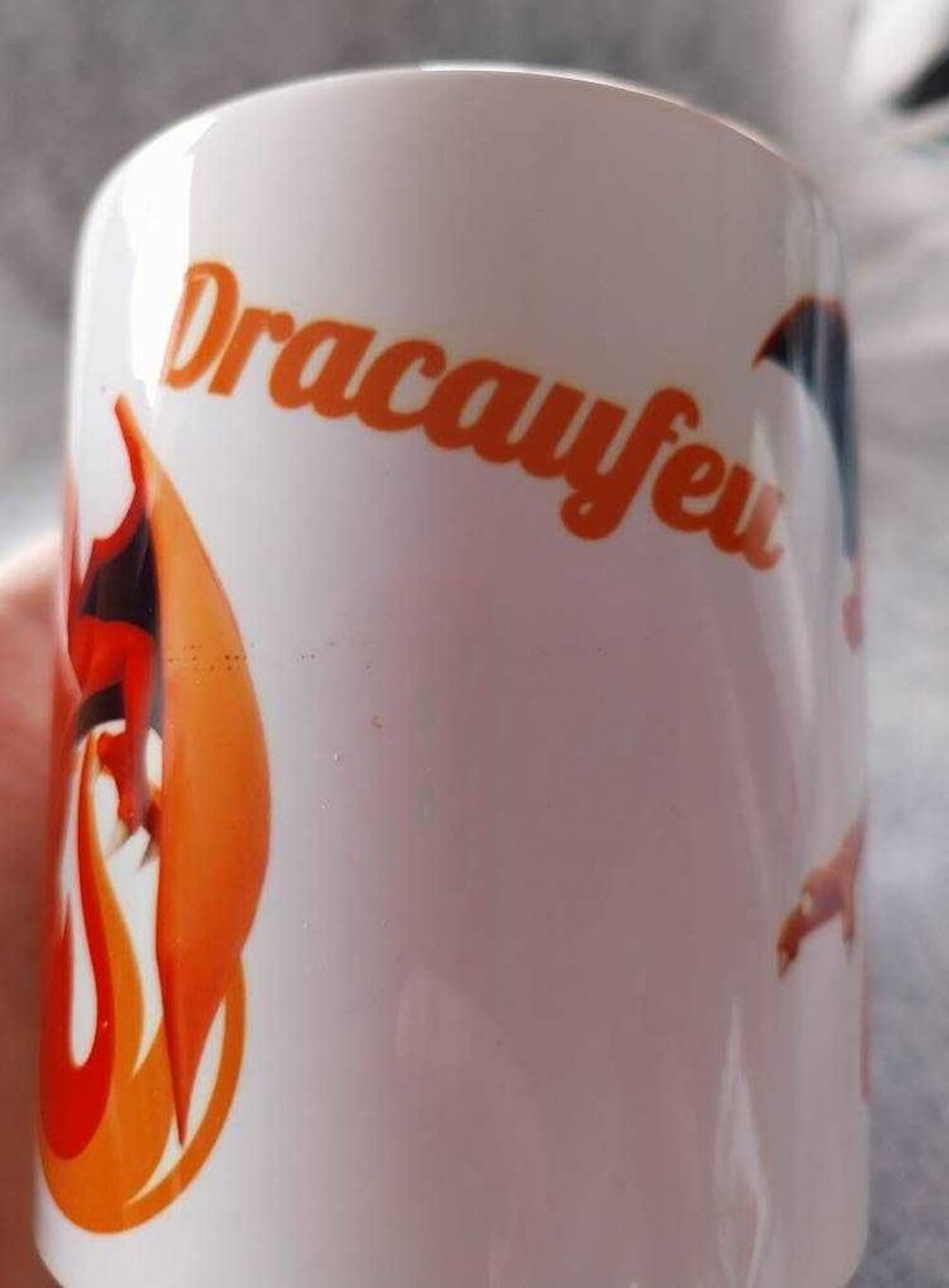 Mug Pokemon Dracaufeu, personnage anim&eacute; Décoration