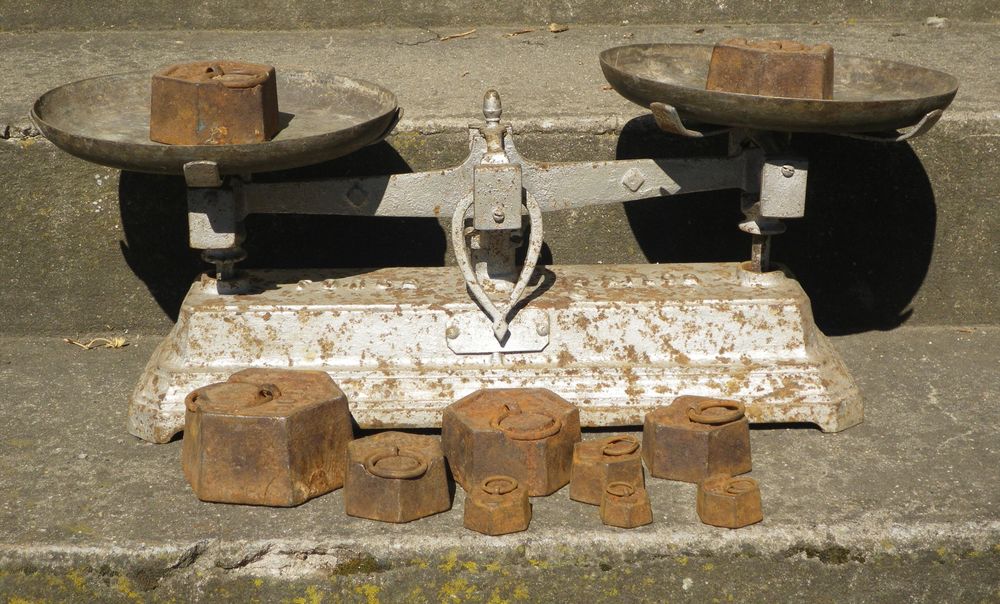 Balance ancienne Roberval Décoration