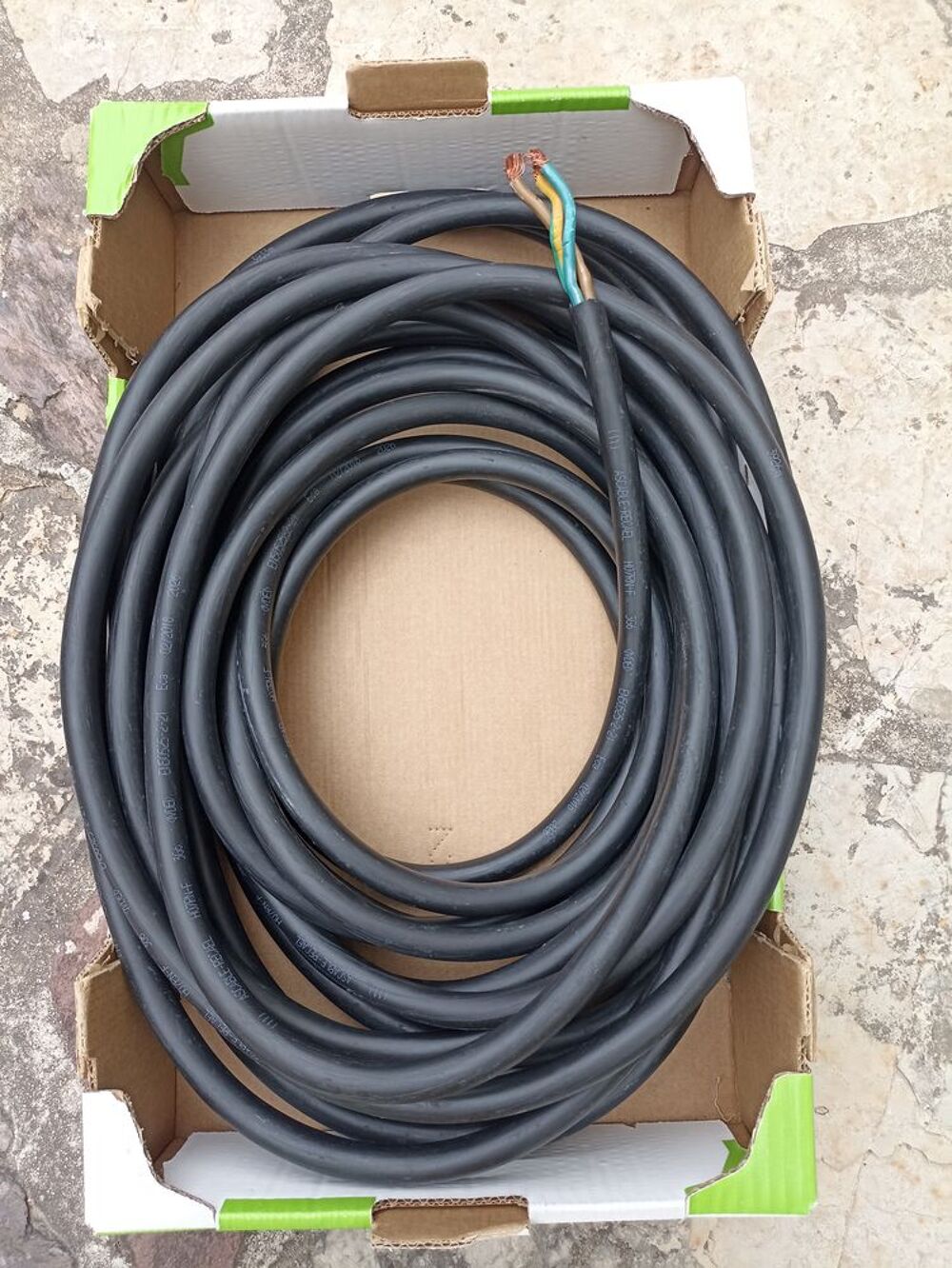c&acirc;ble &eacute;lectrique 15m 3G6 H07RNF Bricolage