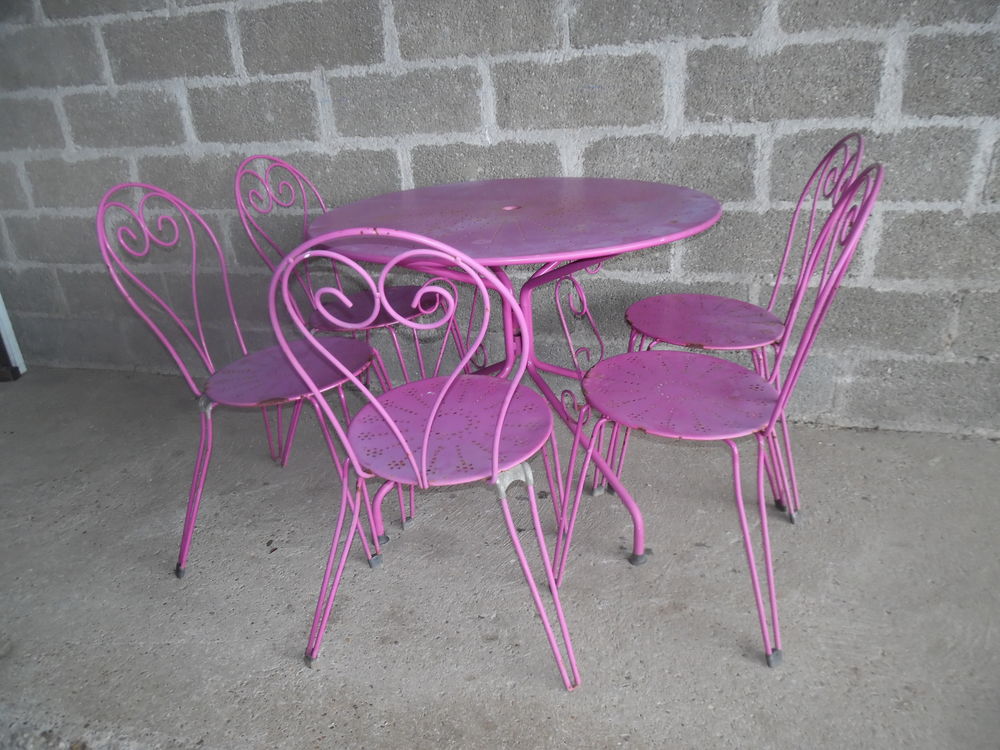 SALON DE JARDIN FER FORGE Jardin
