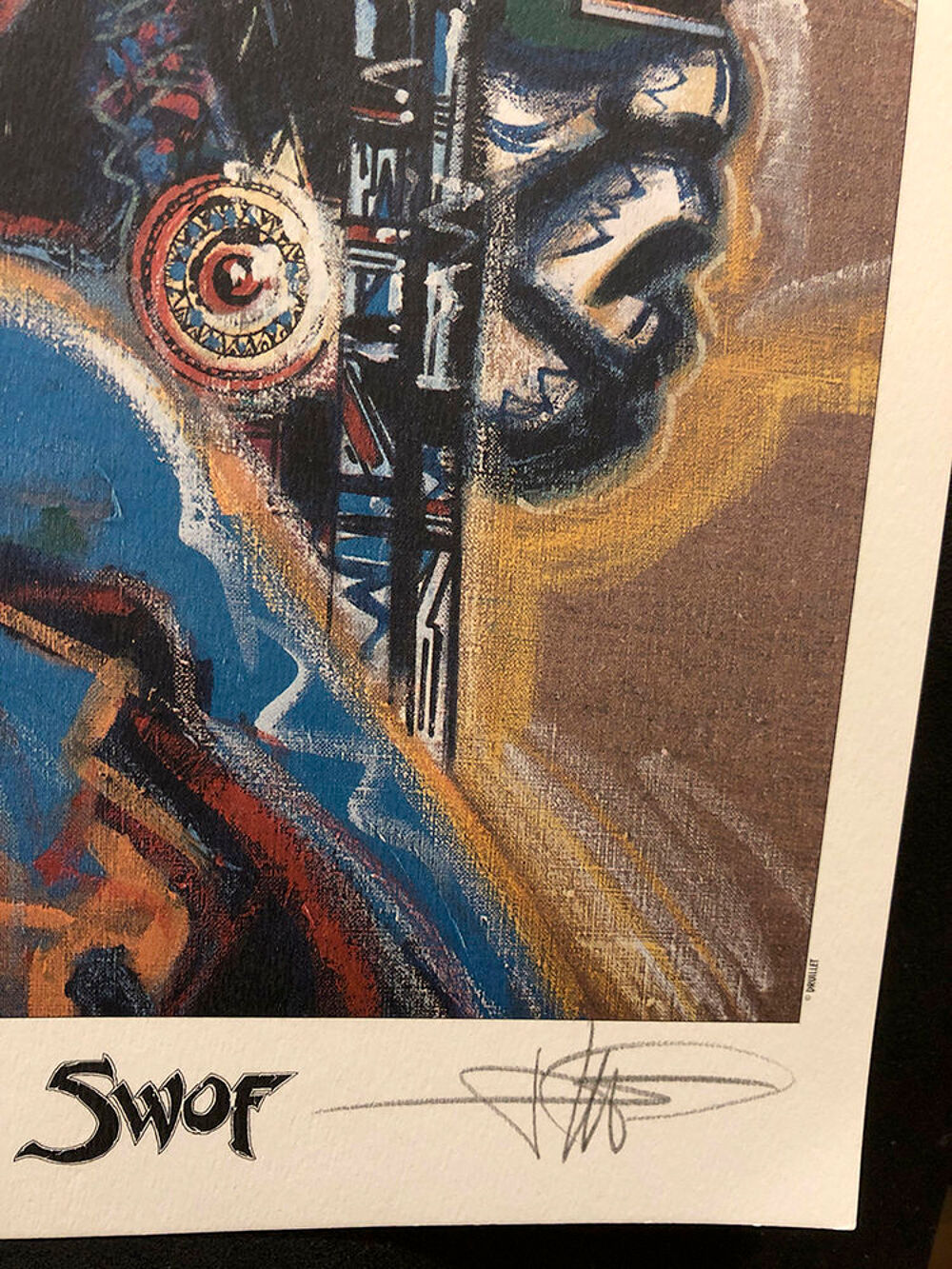 SWOF, Ex-libris de Philippe DRUILLET sign&eacute; &amp; num&eacute;rot&eacute; 54/199 