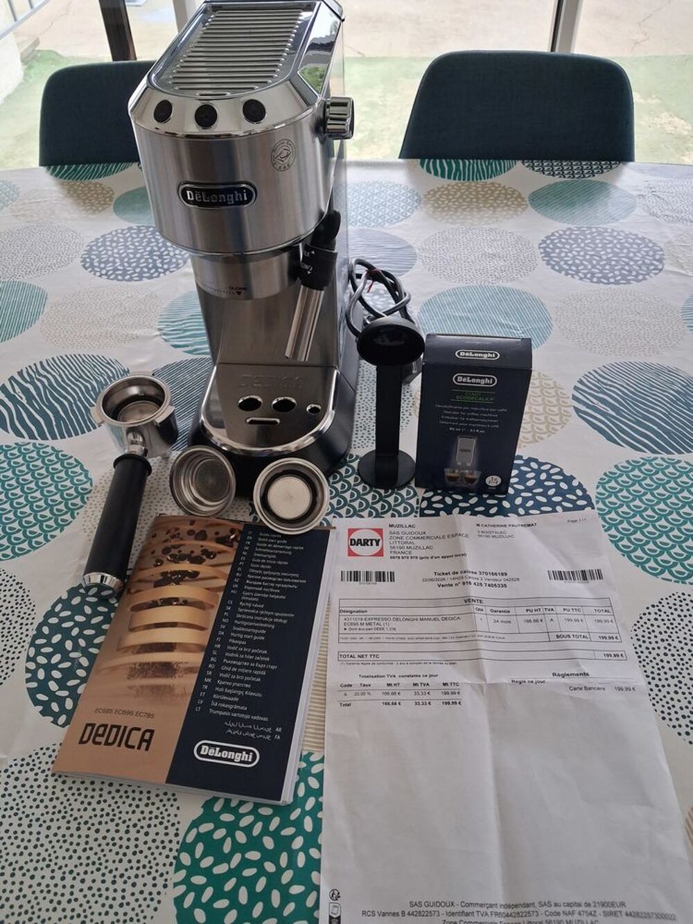 EXPRESSO DELONGHI MANUEL DEDICA
EC695.M META? Electroménager