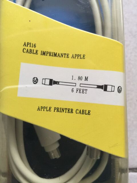 Cble neuf spcifique pour imprimante APPLE (API-16) 5 Canet Plage (66)