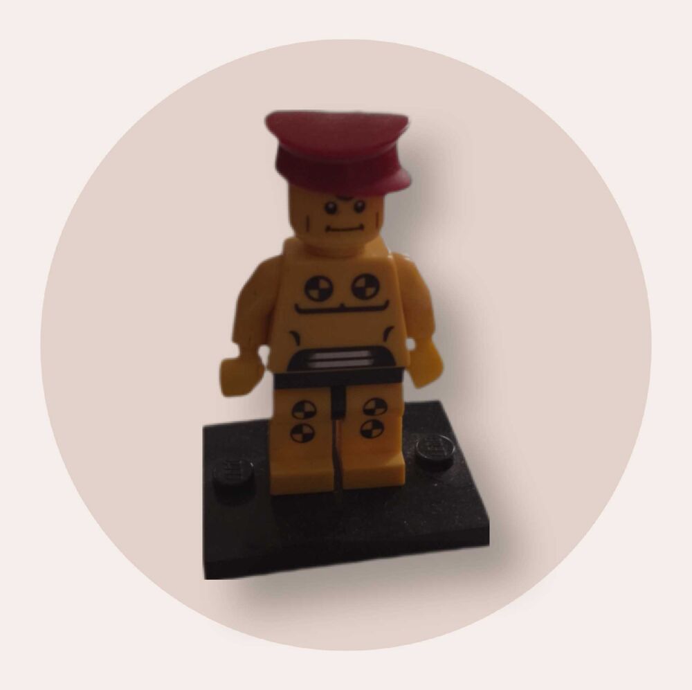 mini figurine Lego Lego crash test 