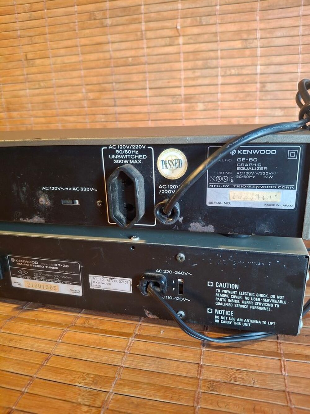 Equalizer, Tuner Kenwood Audio et hifi