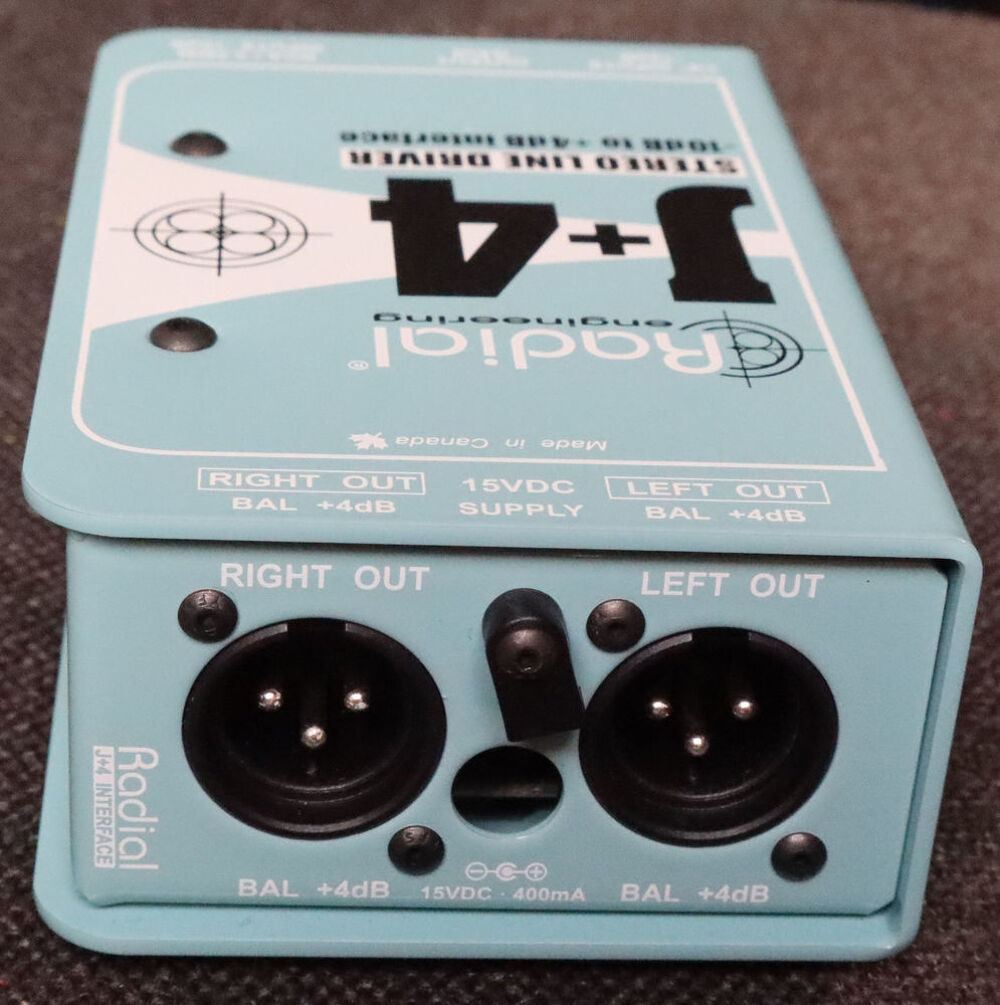  Interface Radial&nbsp;J+4 Stereo Line Driver Audio et hifi