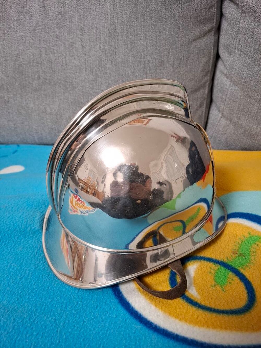 Casque pompier de Soisy-sur-Seine d&eacute;p 91 
