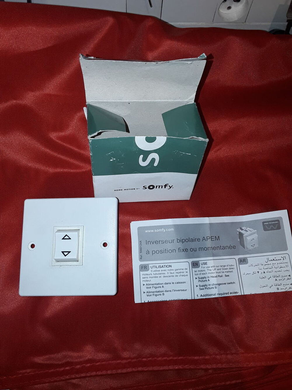 INVERSEUR SOMFY volet roulant REF:1800151
Bricolage