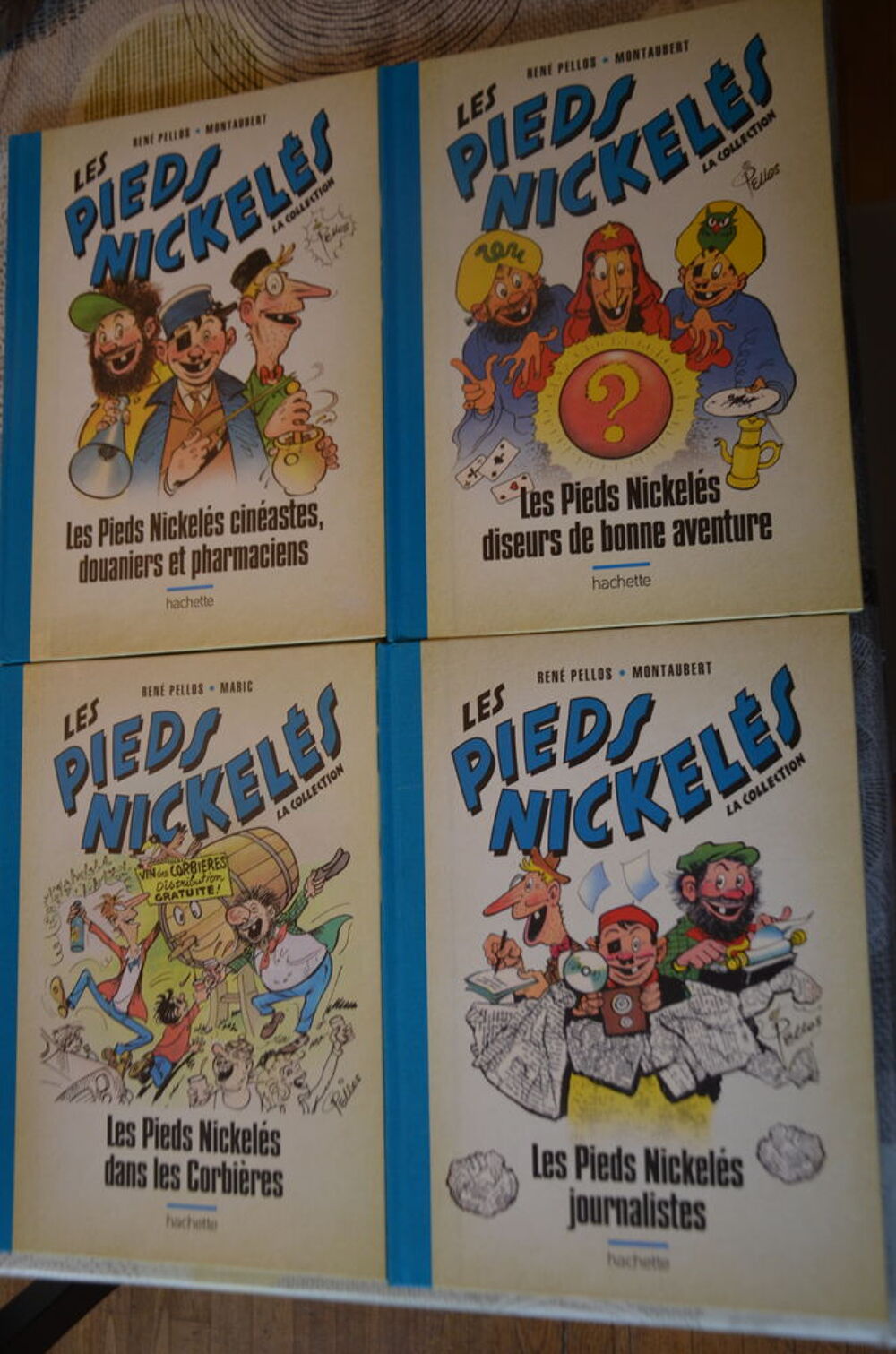 8 albums des Pieds Nickel&eacute;s Livres et BD