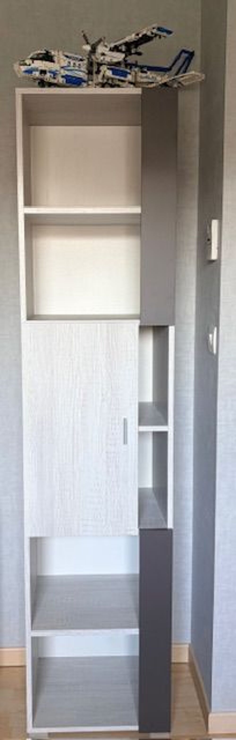 Lit 90x200 avec rangement + 2 biblioth&egrave;ques Mobilier enfants