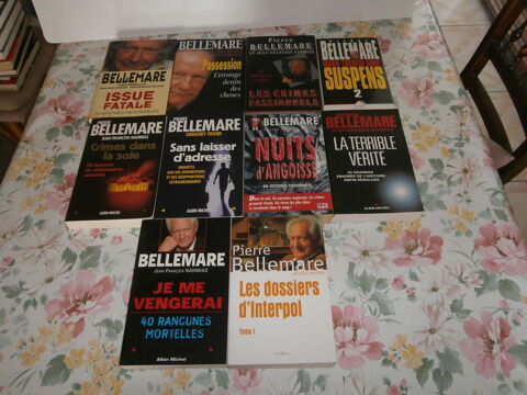 10 Romans Livres de Pierre Bellemare 20 Wolxheim (67)